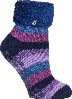 Produktbild von Heat Holders 1 Paar Damen Bettsocken mit ABS Stopper | Antirutsch Kuschelsocken