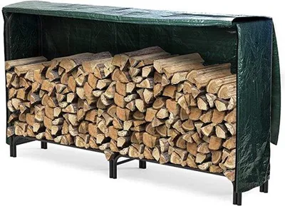 Image de Grande bâche de protection pour bois de chauffage (2 m)