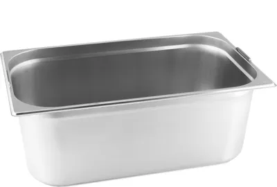 Produktbild von GN Behälter Gastronorm 1/1 200 mm mit Fallgriffe aus Edelstahl GVK ECO