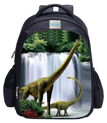Immagine prodotto di Zaino per bambini a forma di dinosauro, 42 cm, con ampia capacità, ideale per la scuola e il tempo libero