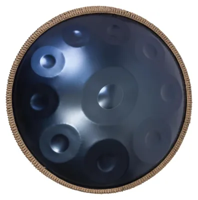 Obrázek produktu pro Handpan – 56 cm, 10 tónů, ladění D Kurd, 440 Hz, včetně příslušenství