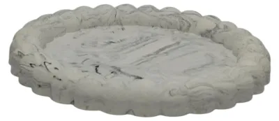 Zdjęcie produktu dla Scent Loop Taca dekoracyjna marmurowa Podstawka do świec 135x125mm z gipsu