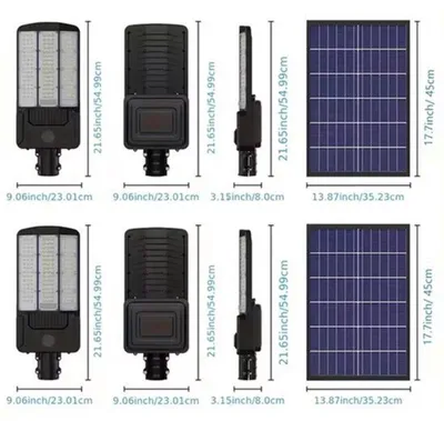 Image de Lampes solaires d'extérieur - Lot de 2 - 20000 mAh - Détecteur de mouvement - Projecteur LED - Éclairage de jardin