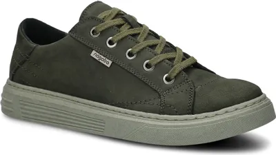Produktbild von NAGABA Sneaker Herren Halbschuhe Echtleder für Herbst Frühling Khaki, 45
