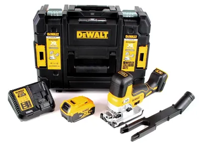 Produktbild von DeWalt DCS 335 P1 Akku Stichsäge 18V + 1x Akku 5,0 Ah + 1x Schnellladegerät in TSTAK