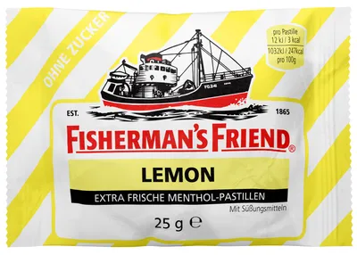 Produktbild von Fisherman's Friend Lemon ohne Zucker 24x25g