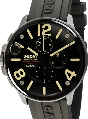 Produktbild von U-Boat U-Boat 8111/E Capsoil Chronograph SS Herrenuhr 45mm 10ATM