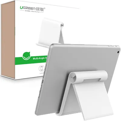 Zdjęcie produktu dla Ugreen Biurkowy Stojak Podstawka Uchwyt Na Telefon Biały