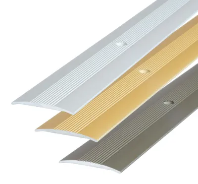 Produktbild von Dalsys Übergangsprofil Alu 180cm x 38mm Übergangsleiste Boden zum Schrauben – Übergangsschiene Laminat Türschwelle Bodenprofil Champagner