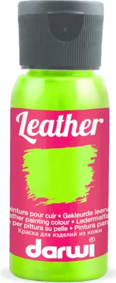 Produktbild von Darwi 4x DARWI Ledermalfarbe, Flasche 50ml, Anisgrün - Zitrusgrün DA0420050601C