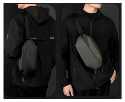 Produktbild von Herren Umhängetasche, wasserabweisende Sling Bag mit verstellbarem Schultergurt