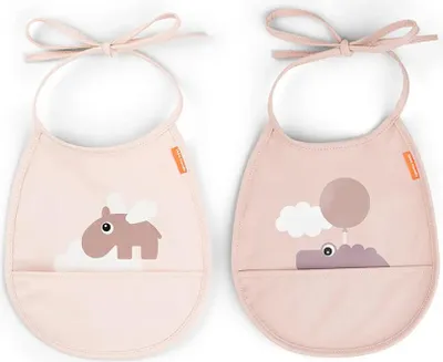 Produktbild von Done by Deer 1343441, Fütterungslätzchen, Pink, Weiblich, Kind, Abbildung, Schnürverschluss