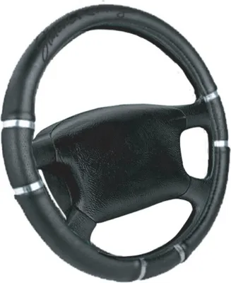 Produktbild von Simoni Racing CVT/17 Lenkradbezug Ø37-39cm chrom/Schwarz Lenkradhülle