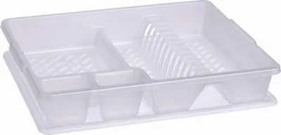 Image de Egouttoir Curver, 38x45x8,8 cm, pour vaisselle, blanc