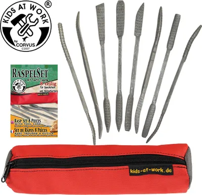Produktbild von Corvus Raspelset 8 teilig mit Mäppchen