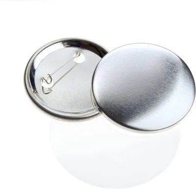 Produktbild von Famanu Buttonblanks 50 mm - 200 Stück mit Sicherheitsnadel