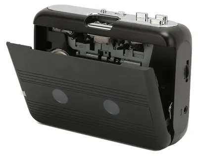 Productafbeelding van Draagbare Cassettespeler met Stereo Auto-reverse en Draadloze FM-hoofdtelefoon