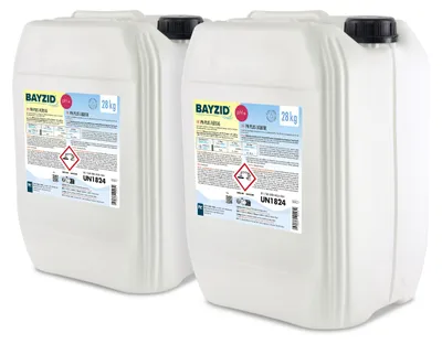 Produktbild von 2x28 kg BAYZID® flüssiger pH-Heber Plus zur ph-Regulierung für den Pool