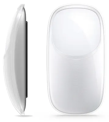 Produktbild von kwmobile Schutzhülle für Apple Magic Mouse Hülle - PC Maus Cover aus rutschfestem TPU - Case in Transparent