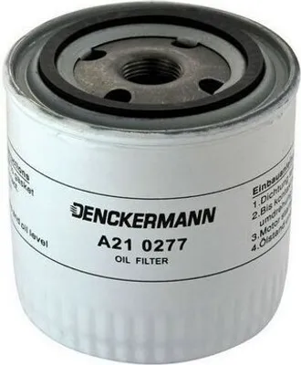 Produktbild von Ölfilter DENCKERMANN A210277 Anschraubfilter für VOLVO V40 Kombi (645) S40 I (644) 440 K (445) 460 L (464)