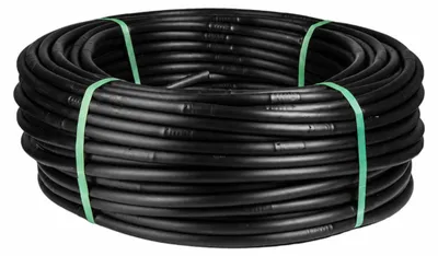 Produktbild von Tropfschlauch 100 m 16 mm 1,6 l/h Bewässerungsschlauch schwarz