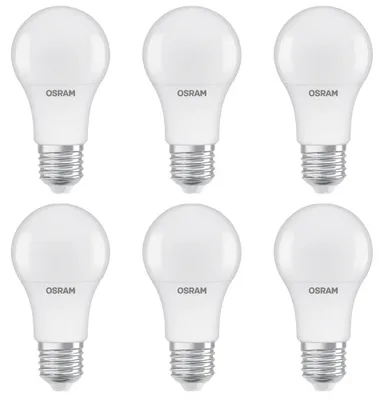 Produktbild von OSRAM LED STAR CLASSIC A 40 FR LED Lampe 4,9W 470lm 2700K 6er Pack Beleuchtung Energiesparend