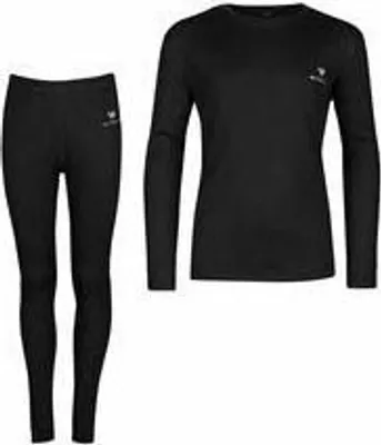 Produktbild von Witeblaze AVERY Thermo Underwear Set Kids Unterwäsche Schwarz 152