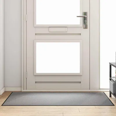 Obrázok produktu pre Rohož Šedá a čierna 90 x 150 cm 100% polyamid