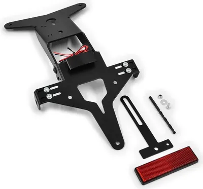 Produktbild von ZIEGER Kennzeichenhalter kompatibel mit MV Agusta F4 1000 BJ 2010-13 / F4 1000 R BJ 2010-13 / F4 1000 RR BJ 2012-13