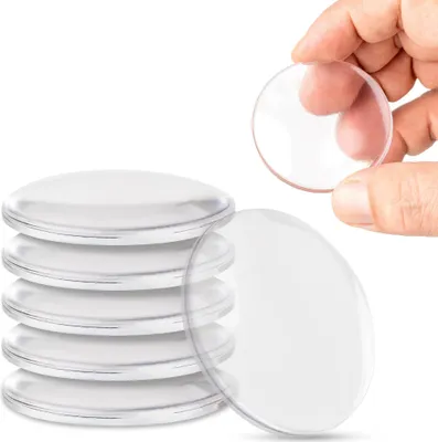 Produktbild von ECENCE Türstopper Wand selbstklebend 6x Wandschutz - Türpuffer 50mm - Schutz für Wände, Türen,