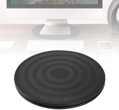 Produktbild von 360°-Drehteller, 15 kg Tragkraft, mit Kugellager, Kuchendrehteller (Durchmesser 20 cm, Kunststoff)