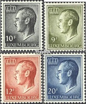 Produktbild von Briefmarken Luxemburg 1975 Mi 899ya,919ya-921ya (kompl.Ausg.) phosphoreszierendes Papier postfrisch Freimarke