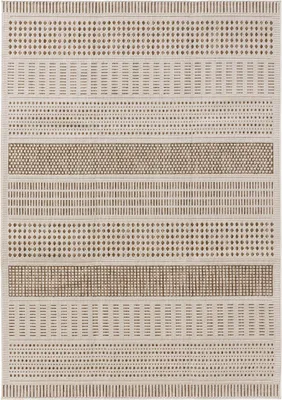 Produktbild von benuta In- & Outdoor Teppich Kaleo Creme/Beige 300x400 cm Teppich Wohnzimmer Outdoorteppich Rechteckig Muster Modern Kurzflor Skandinavisch