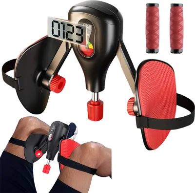 Produktbild von Beintrainer,Zählfunktion,Verstellbarer Widerstand Oberschenkeltrainer,Beckenboden Trainer mit festen Beingurten und austauschbarem Griff