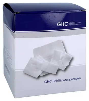 Image de Compresses GHC Schlitz, format 25 x 2, lot de 1