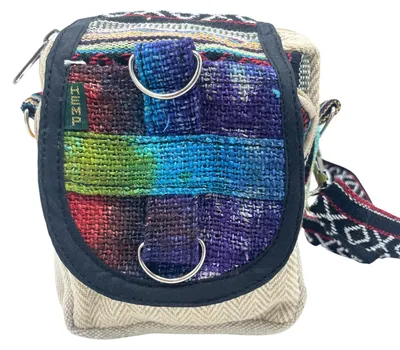 Imagen del producto de Bolso bandolera de cáñamo teñido
