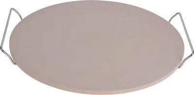 Image de Pierre Pizza Anses Métal Cuisson Homogène Et Manipulation Facile - Excellent Houseware