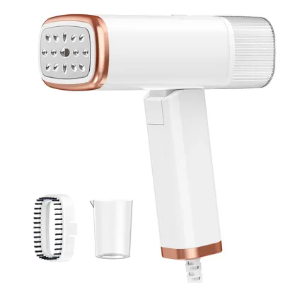 Produktbild von Tragbares handgehaltenes Dampfbügeleisen faltbar, schnelle Heizung in 20-Sekunden, 1200 Watt, 120ml geeignet für zu Hause und auf Reisen