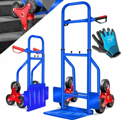 Produktbild von Masko® Treppenkarre Sackkarre 200kg Transportkarre Treppensteiger Stapelkarre
