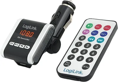 Produktbild von LogiLink FM Transmitter +MP3 Player SD,USB, Audio (FM0001A)