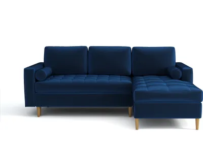 Produktbild von Emoebel24 Ecksofa  L-Form mit Schlaffunktion und Bettkasten  240x175x96 cm Florenz Dunkelblau