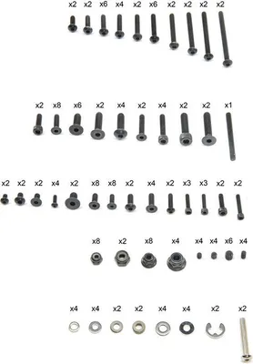 Produktbild von Losi 8X Screw/Nut Assortment Box