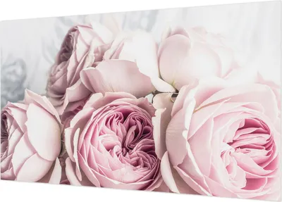 Produktbild von Fototapete - Wandbilder für Wohnzimmer - 416x254 - Dekorative Wandfolie - Modernes Design für Wanddekoration - Tapeten für Innenräume - Rosa Rosen