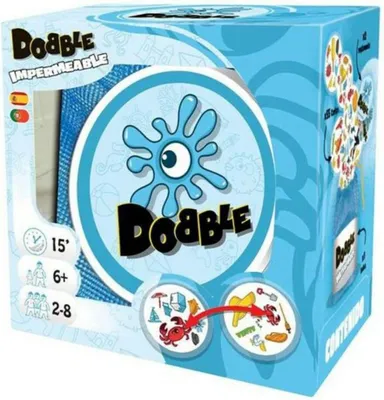 Obrázek produktu pro Asmodee - Dobble Waterproof, voděodolná karetní hra (ADE0ASDO007) ASMODEE