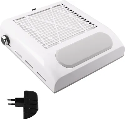 Produktbild von MODFU Profi Saubabsaugung für Nage, 80W Nagelstaubsauger Nagelstaubsammler Beutellos Mit Lüfter Filter Maniküre Pediküre Weiß