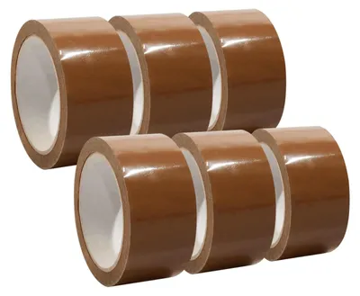 Produktbild von selmundo 356, PP-Packband, 50mm x 66m, braun 6