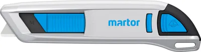 Immagine prodotto di MARTOR Coltello di sicurezza con rientro lama, SECUNORM 500, cutter professionale, alluminio, per destrorsi e mancini, GS