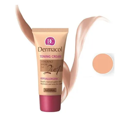 Zdjęcie produktu dla Dermacol Krem nawilżający i podkład do twarzy Natural, 30ml