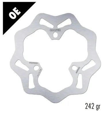 Immagine prodotto di Disco freno Galfer DF668W WAVE®, fisso, posteriore, 172x3,2mm, per Aprilia GP 125