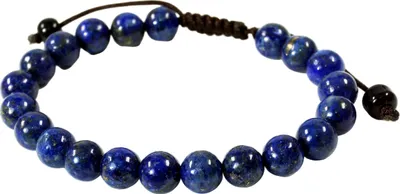 Produktbild von Mala Buddha Armband, Handmala, Perlenarmband 8 mm - Lapislazulit, Blau, Halbedelstein, Armreifen & Armbänder Modeschmuck